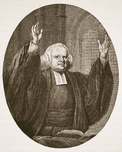 George Whitefield, Illustration aus Die Kirche von England: Eine Geschichte für das Volk von H.D.M. Spence-Jones, veröffentlicht um 1910 von English School
