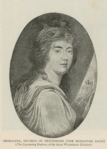Georgiana, Herzogin von Devonshire von English School