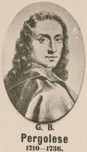 Giovanni Battista Pergolesi (Gravur) von English School