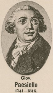 Giovanni Paesiello (Gravur) von English School