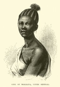 Mädchen von Makhana, Oberer Senegal von English School