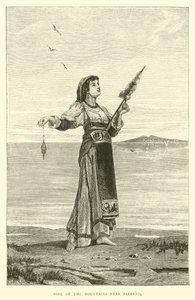 Mädchen aus den Bergen bei Salerno von English School