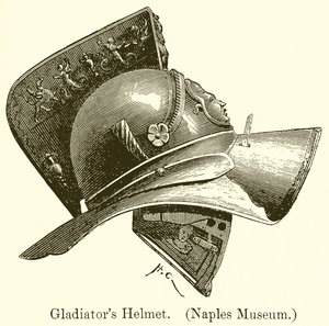 Gladiatorenhelm (Museum von Neapel)