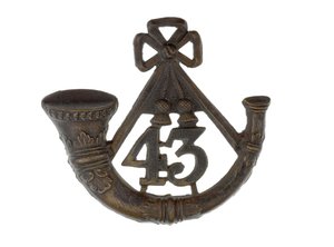 Glengarry-Abzeichen, ca. 1873-81 (Metall)