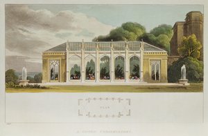 Gotisches Konservatorium, 1832 (Farbstich)
