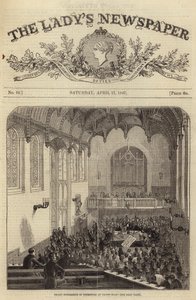 Große Konferenz der Dissidenten in Crosby Hall, London, 1847 von English School