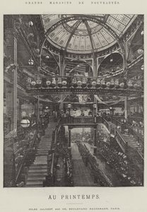 Grands Magasins de Nouveautés au Printemps von English School