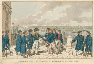 Greenwich, London - Newcomes Abschied von der Marine