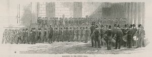 Greenwich Royal Hospital Schulen; Marschieren zum Speisesaal