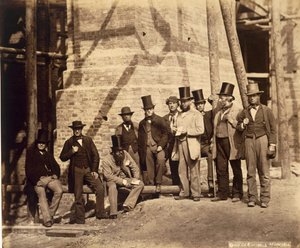 Gruppe von Vorarbeitern, 1862