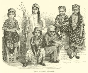 Gruppe von Parsee-Kindern