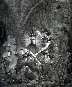 Pulververschwörung: Verschwörung der Katholiken (Gravur)