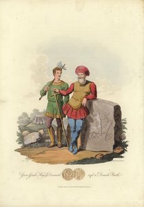 Gurm Gamle, König von Dänemark, und ein dänischer Jugendlicher