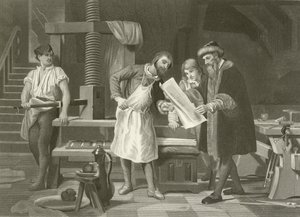 Gutenberg 1400-1468 von English School