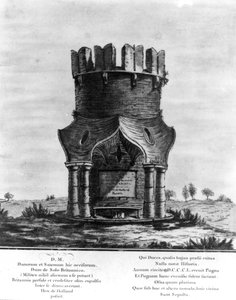 Hackendown-Denkmal, graviert von J. Basire, 1780