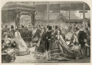 Halbkrontag bei der Internationalen Ausstellung 1862 von English School