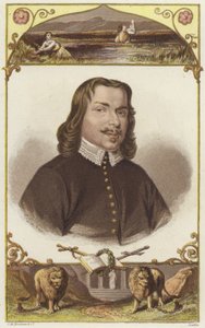 Halbporträt eines Mannes in Kleidung des 18. Jahrhunderts von English School
