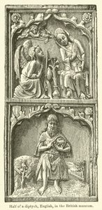 Hälfte eines Diptychons, englisch, im British Museum von English School