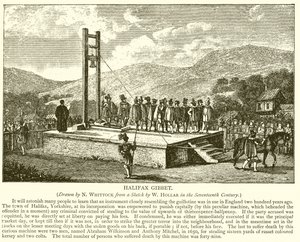 Halifax-Gibbet von English School