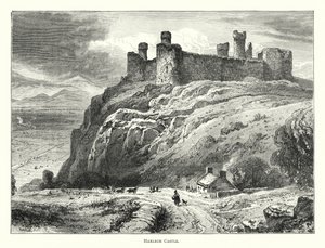 Harlech Castle (Gravur) von English School