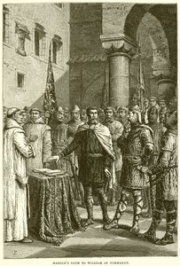 Harolds Eid an Wilhelm von der Normandie von English School