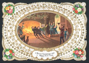 Holz für das Feuer holen