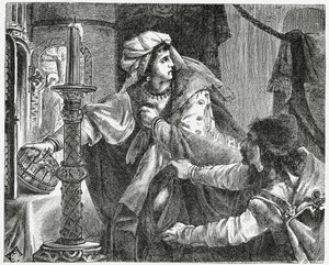Helene Kottanerin stiehlt die Krone des Heiligen Stephan im Jahr 1440, 1882
