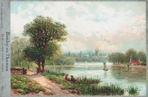 Henley am Fluss Themse von English School