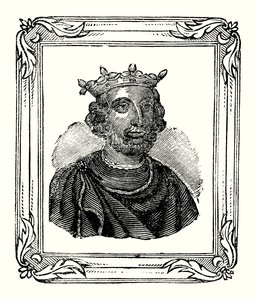 Henry III wurde 1208 geboren, 1216 gekrönt und starb 1272 (Gravur) von English School