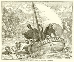 Heinrich IV. wird von Graf Eckbert entführt von English School