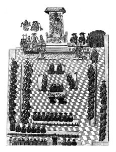 Heinrich VIII. im Parlament von English School