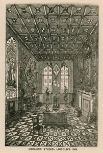 Heraldic Studio, Lincolns Inn, London von English School