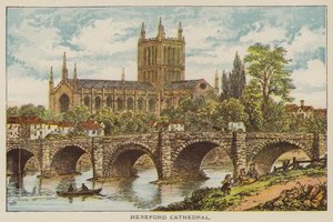 Kathedrale von Hereford von English School