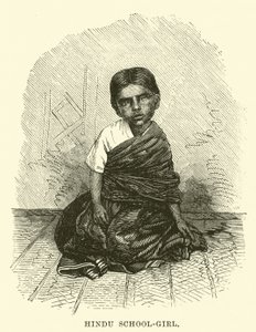 Hindu-Schulmädchen von English School