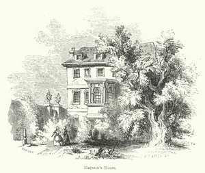 Hogarths Haus (Stich) von English School