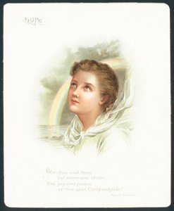 Hoffnung, Weihnachtskarte von English School