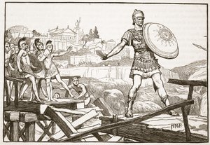 Horatius Cocles verteidigt die Brücke