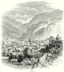 Hornberg (Gravur) von English School