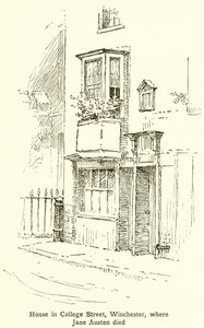 Haus in der College Street, Winchester, wo Jane Austen starb