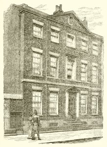 Haus in der Rodney Street, Liverpool, wo Mr. Gladstone geboren wurde