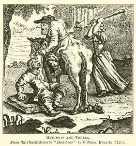 Hudibras und Trulla von English School