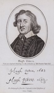 Hugh Peter, englischer puritanischer Minister, Politiker und Parlamentssoldat im Bürgerkrieg von English School