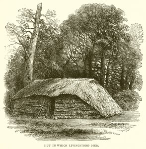 Hütte, in der Livingstone starb von English School