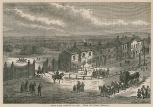 Hyde Park Corner im Jahr 1750