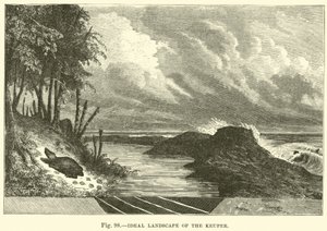 Ideale Landschaft des Keupers von English School