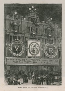 Illuminationen schmücken Messrs Pears in der Oxford Street
