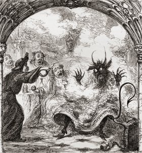 Illustration nach George Cruikshank für das Gedicht 