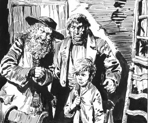 Illustration für Oliver Twist von Charles Dickens