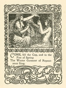 Illustration für Rubaiyat von Omar Khayyam
