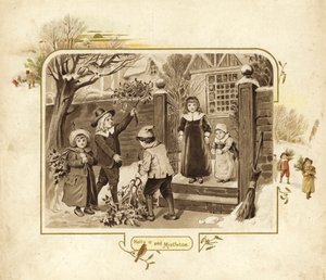 Illustration für Das Kommen des Weihnachtsmanns von English School